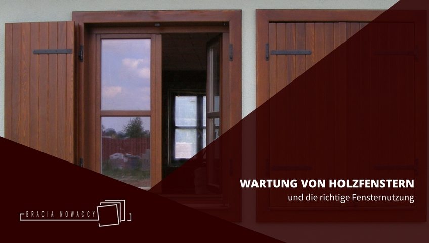 Wartung Holzfenster - Cover